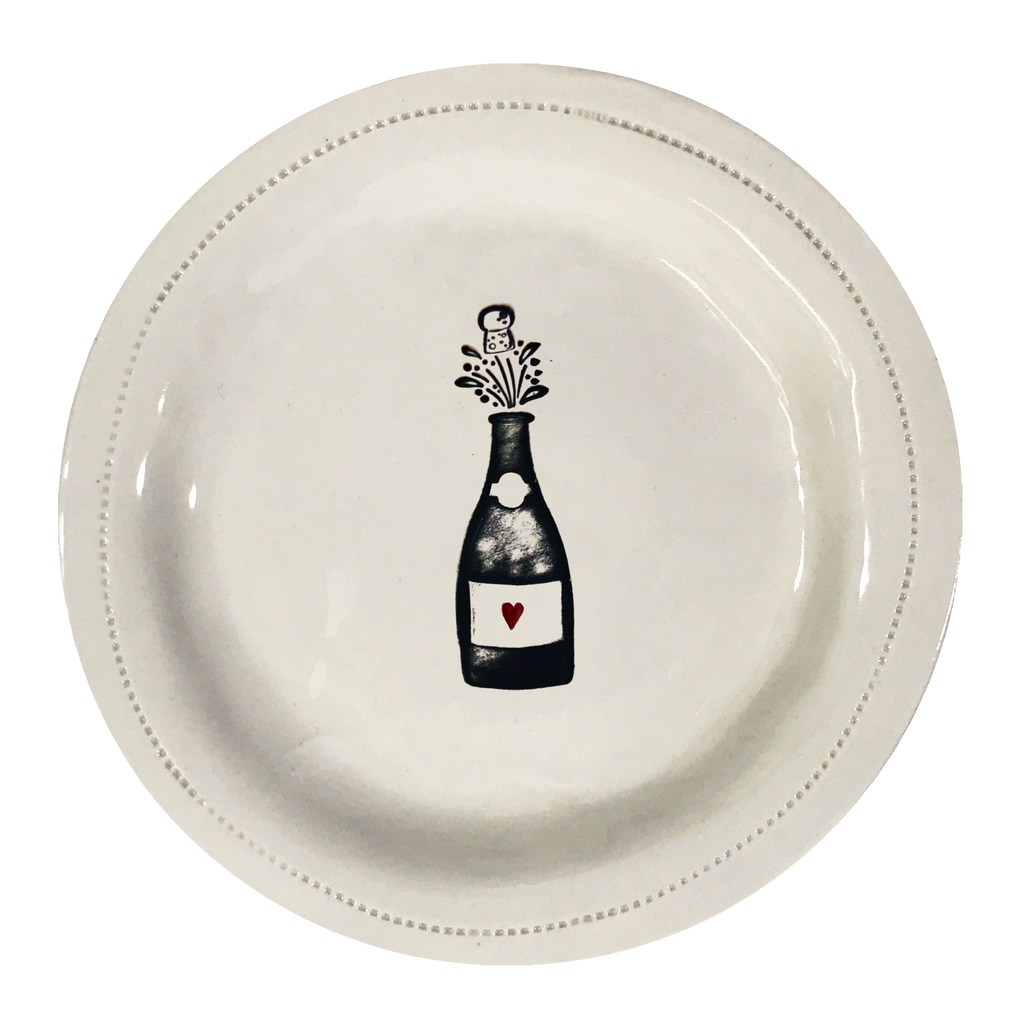 Wine Bottle Graphic.