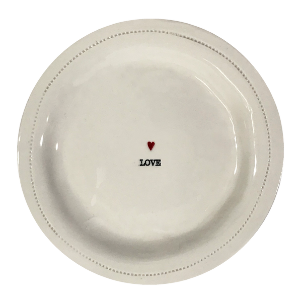 Love. Porcelain Round