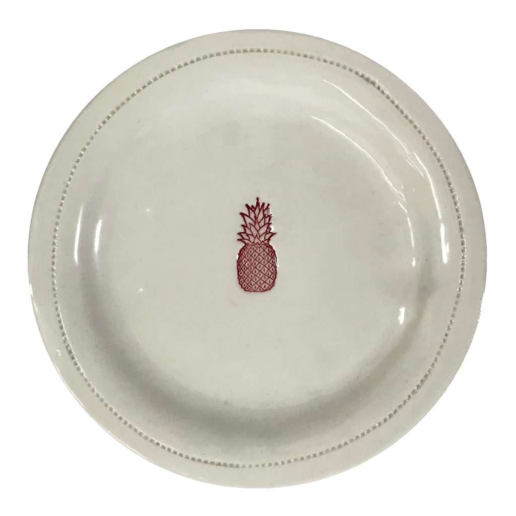 Pineapple.-Porcelain Round