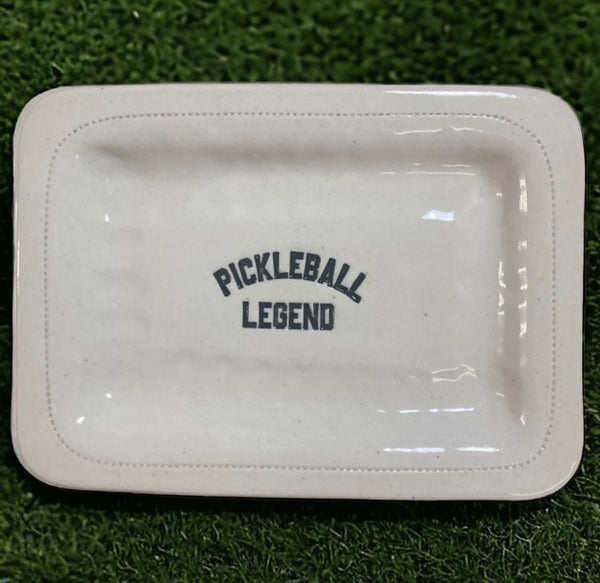 Pickleball legend - porcelain dish.