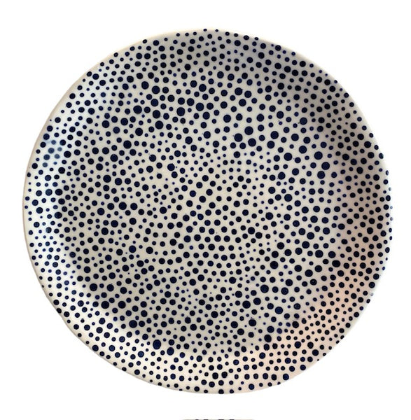 Unique Hand Painted Platter (dots version 2.0)