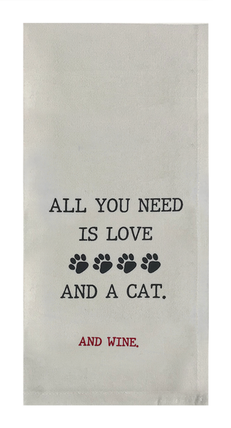 All You Need is Love and a Cat...and Wine.