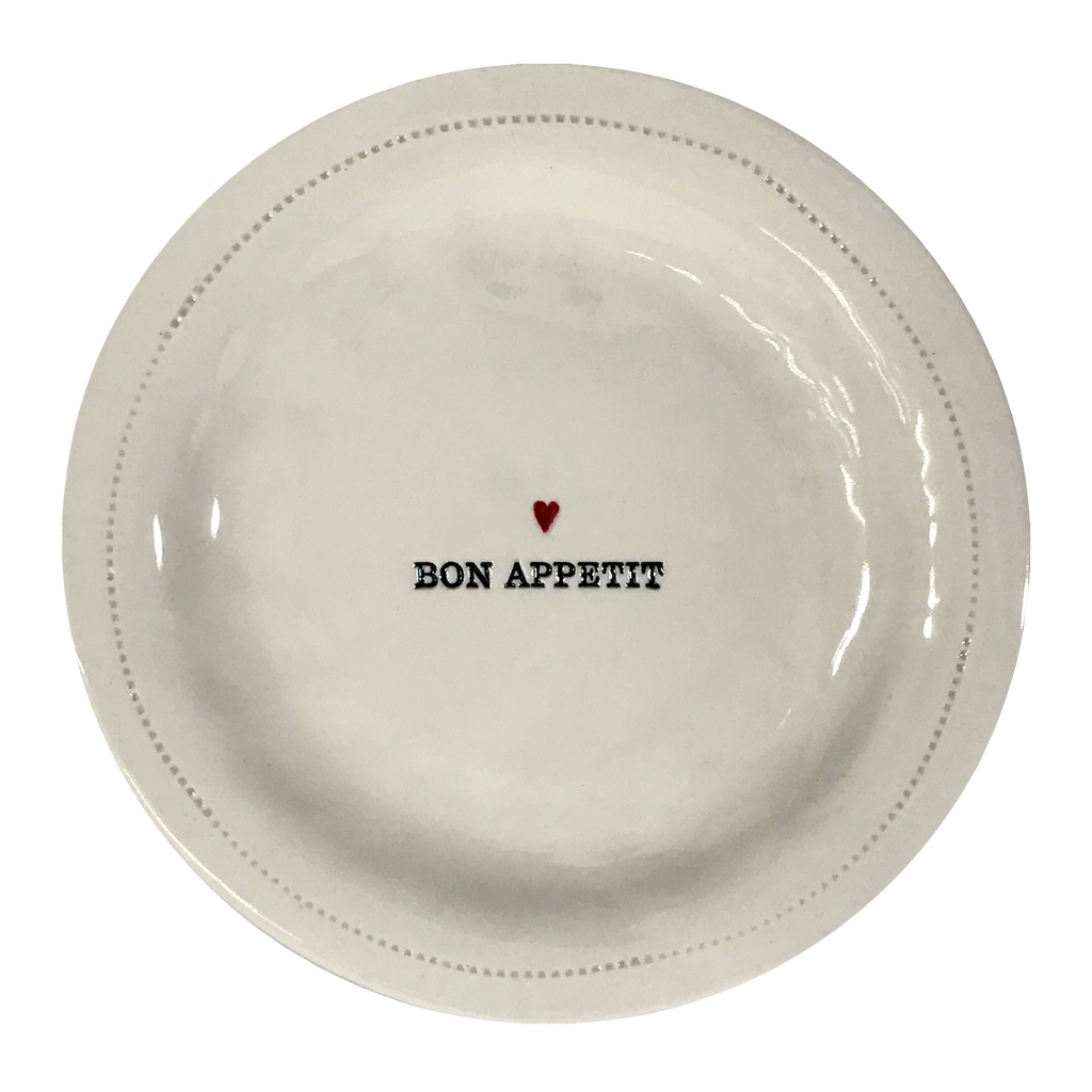 Bon Appetit.- Porcelain Round