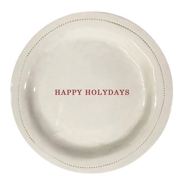 Happy Holidays.-Porcelain Round