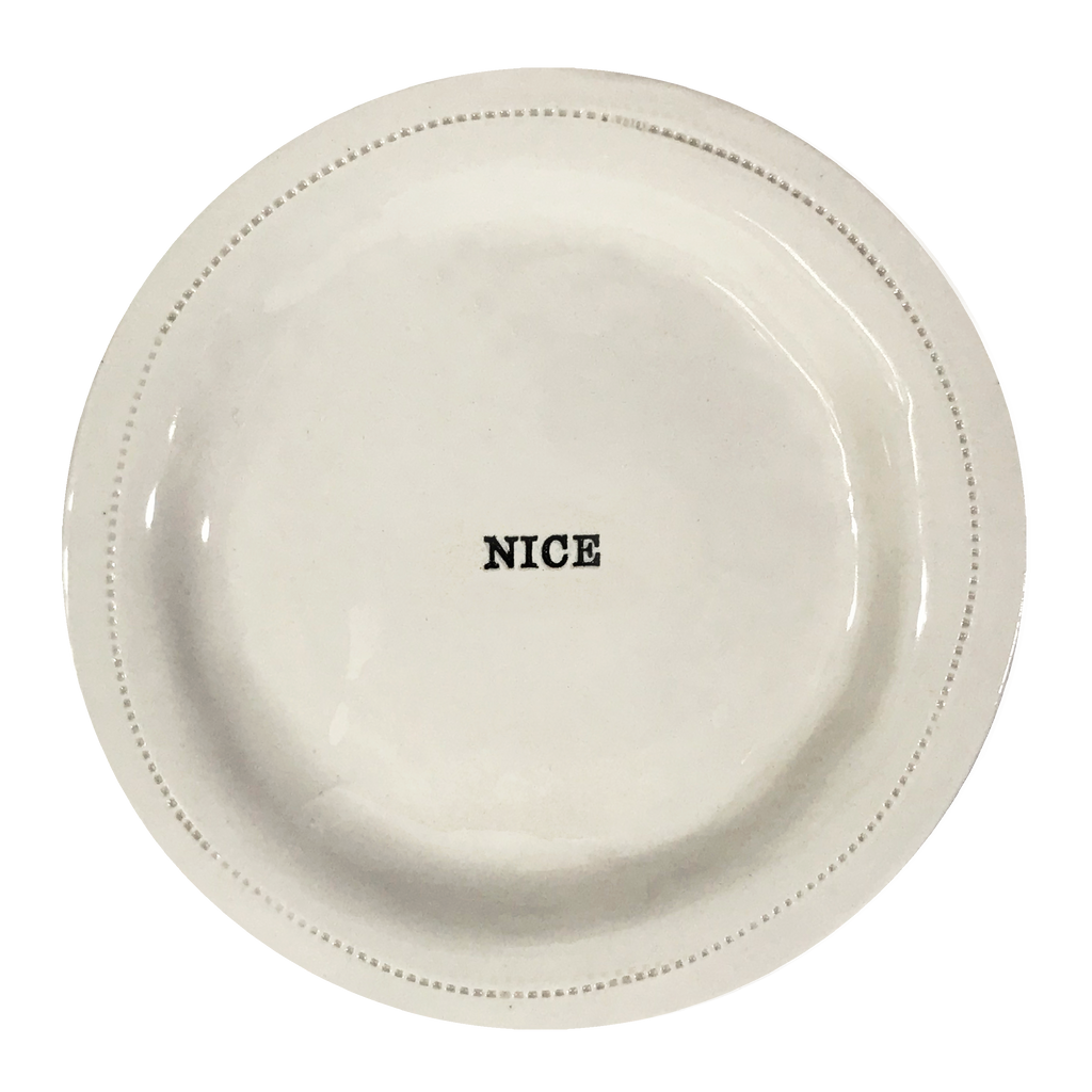 Nice.-  6" Porcelain Round Dish