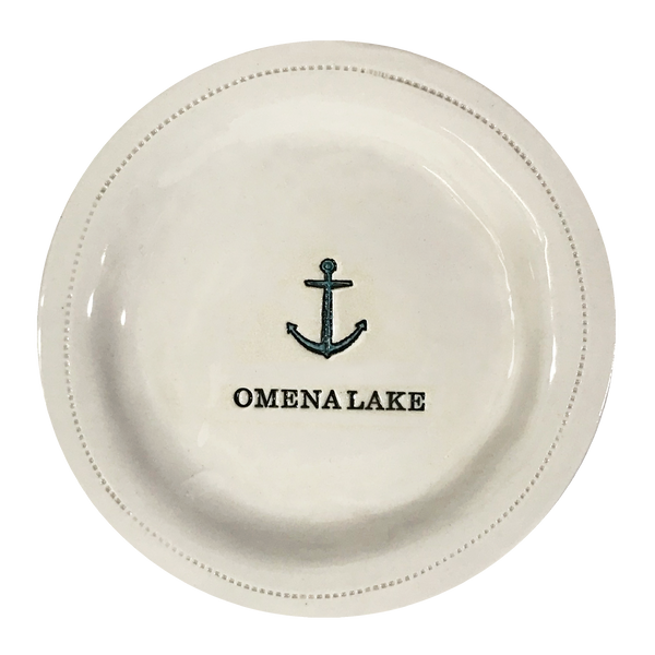 CUSTOM - Omena Lake-Porcelain Round